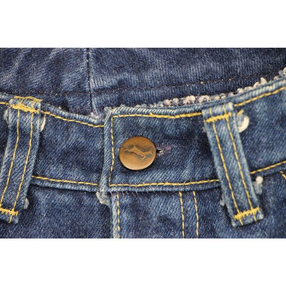 Vintage 70s 80s High Waist Denim Jeans 30 - Picture 6 of 6